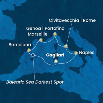 Trasa plavby CSM-CAG07A29