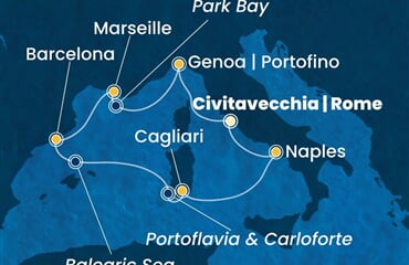 Costa Smeralda - Francie, Španělsko, Itálie