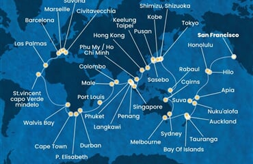 Costa Deliziosa - USA, Fidži, Tonga, Nový Zéland, Austrálie, ...