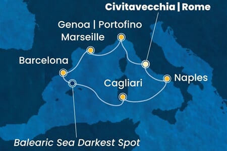 Costa Smeralda - Francie, Španělsko, Itálie