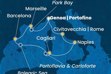 Costa Smeralda - Francie, Španělsko, Itálie