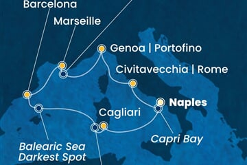 Costa Smeralda - Itálie, Francie, Španělsko (Neapol)
