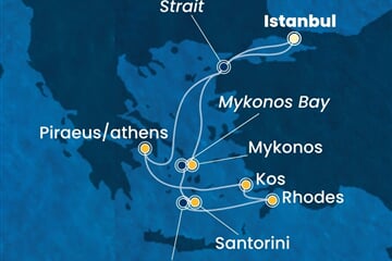 Costa Pacifica - Turecko, Řecko (Istanbul)