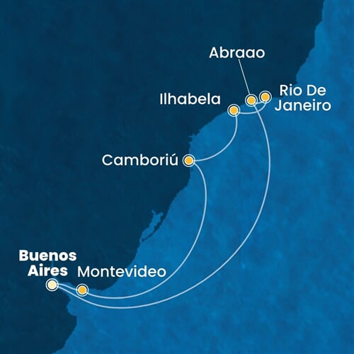Trasa plavby CSE-BUE09A0B