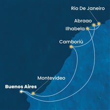 Costa Serena - Argentina, Uruguay, Brazílie (Buenos Aires)