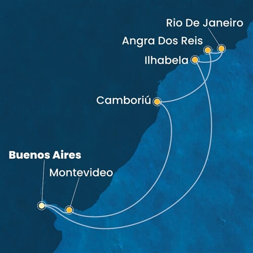 Trasa plavby CSE-BUE09A0F