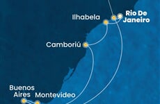 Trasa plavby CSE-RIO09A0D