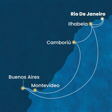 Costa Serena - Brazílie, Argentina, Uruguay (z Rio de Janeira)
