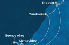 Trasa plavby CSE-RIO09A0E