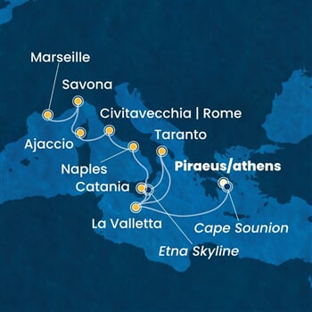 Trasa plavby CSE-ATH12A0H