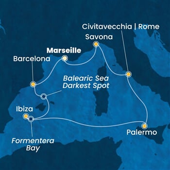 Trasa plavby CTO-MRS07AA4