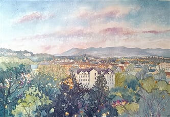 Těšín, pohled z polské strany