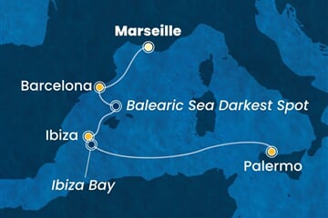 Costa Smeralda - Francie, Španělsko, Itálie (z Marseille)