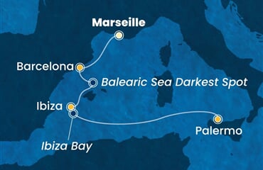 Costa Smeralda - Francie, Španělsko, Itálie (z Marseille)