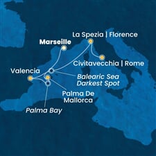 Costa Pacifica - Francie, Španělsko (z Marseille)