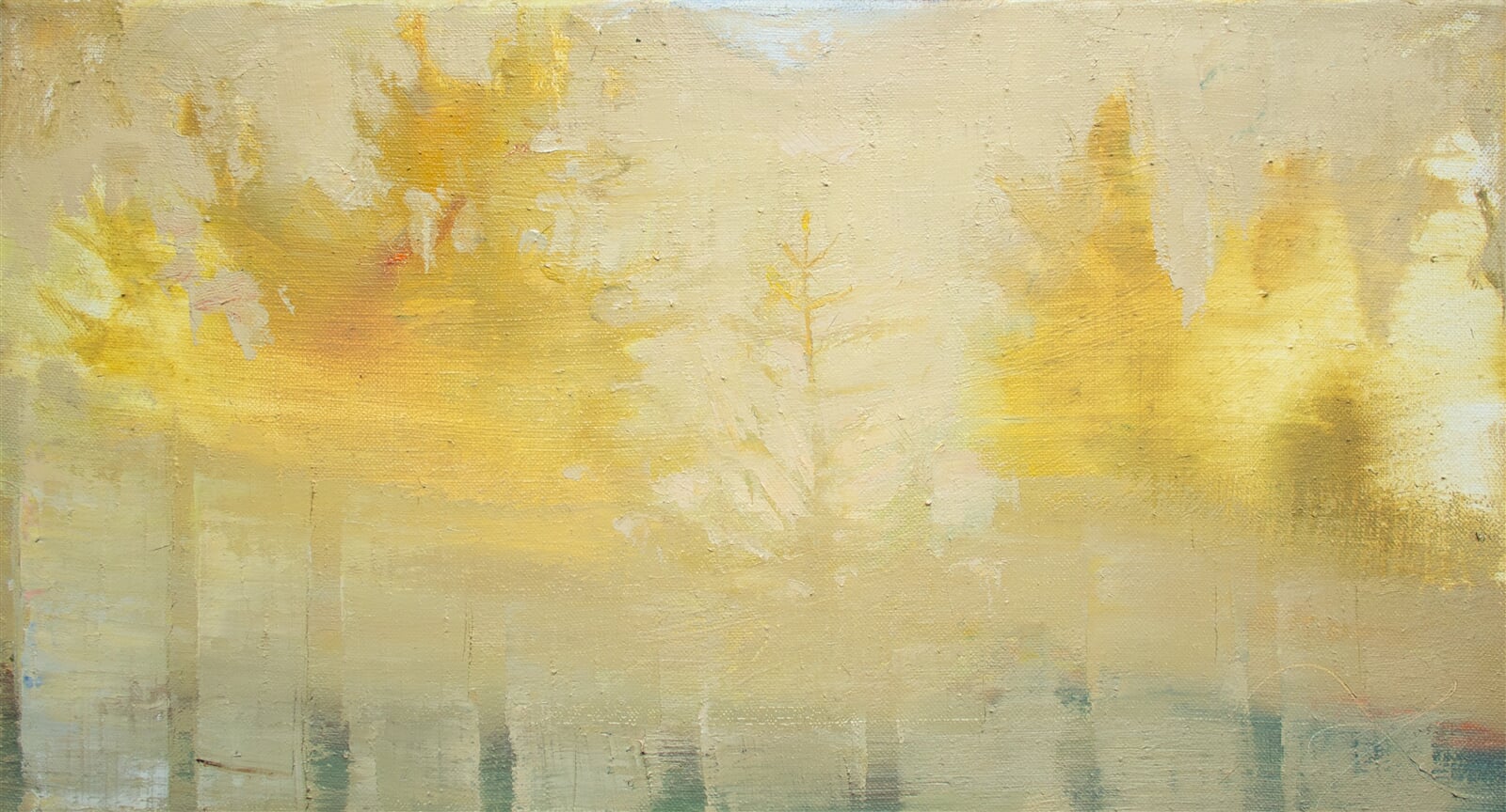 Adéla Topolová: Zastávka, 30 × 55 cm