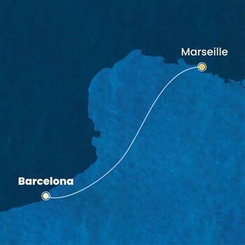 Trasa plavby CFA-BCN01A15