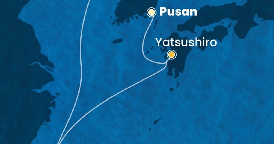 Trasa plavby CSE-PUS05081