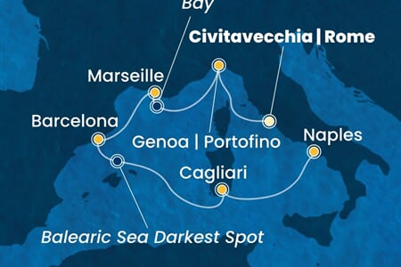 Costa Toscana - Francie, Španělsko, Itálie