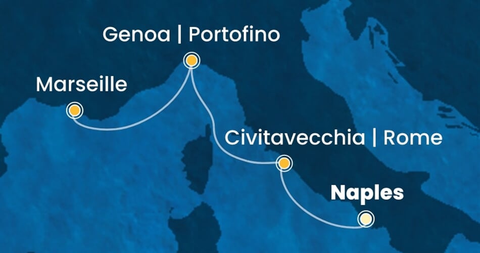 Trasa plavby CTO-NAP03A0H