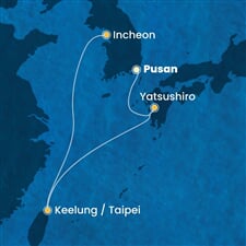 Costa Serena - Jižní Korea (Pusan)