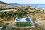 Letecký pohled, Siniscola, Sardinie