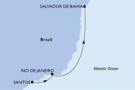 MSC Divina - Brazílie (Santos)