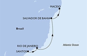 MSC Divina - Brazílie (Santos)