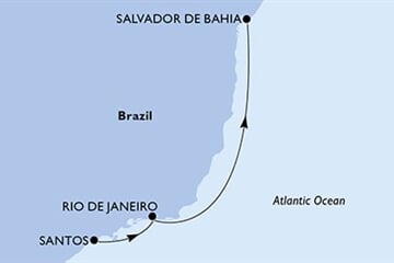 MSC DIVINA - Brazília (a Santos-ból)