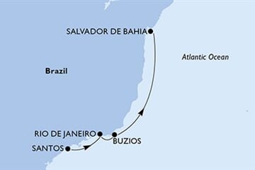 MSC VIRTUOSA - Brazílie (Santos)