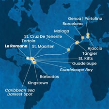 Costa Fascinosa - Dominikán.rep., Sv.Vincenc a Grenadiny, Nizozemské Antily, Panenské o. (britské), Španělsko, ... (z La Romana)