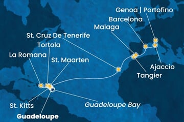 Costa Fascinosa - Nizozemské Antily, Panenské o. (britské), Dominikán.rep., Španělsko, Maroko, ... (Pointe-a-Pitre)