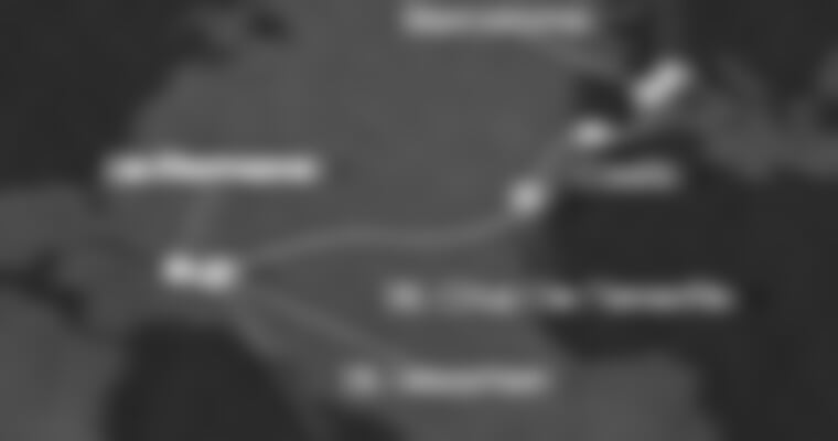 Costa Pacifica - Dominikán.rep., Nizozemské Antily, Španělsko, Francie (z La Romana)