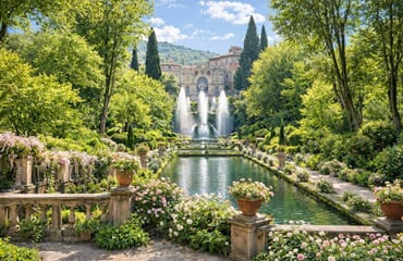 Řím, Florencie, Jarní Zahrady A Vily V Tivoli