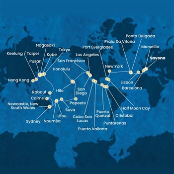 Trasa plavby CDE-SVN90A00