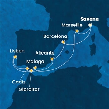 Trasa plavby CDI-SVN10A2B