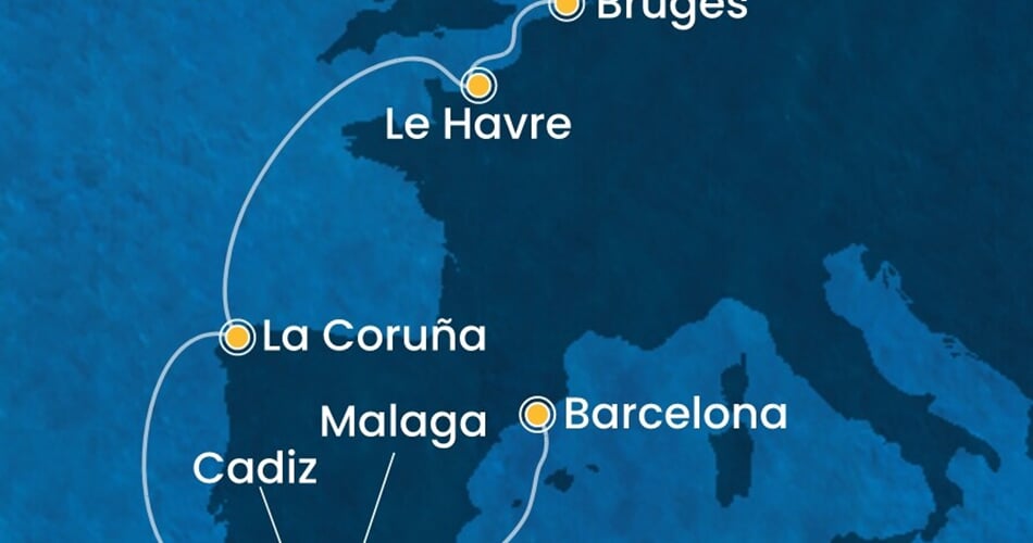 Trasa plavby CFA-HAM10A0C