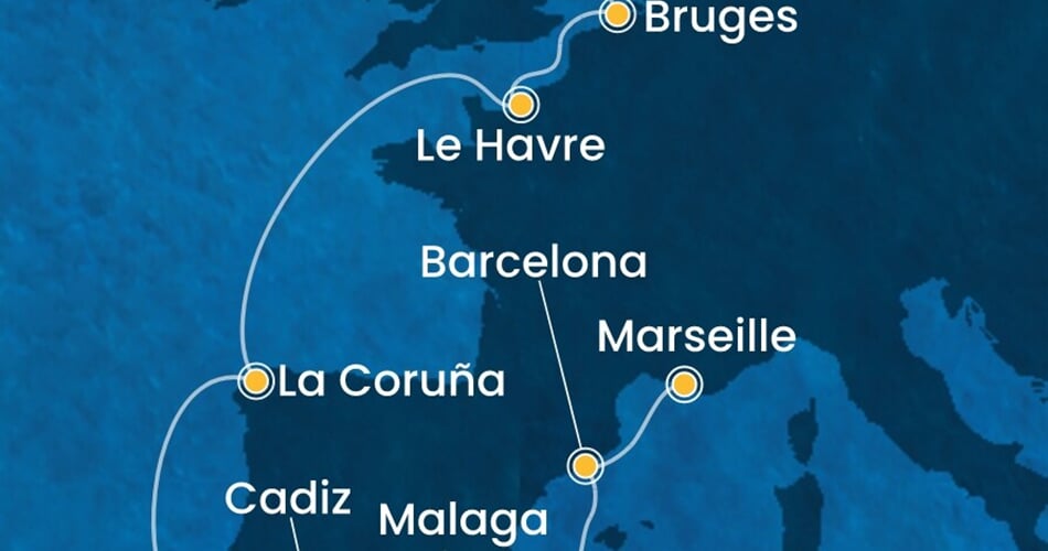 Trasa plavby CFA-HAM11A09