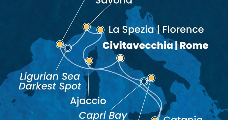 Trasa plavby CFS-CIV08A0T