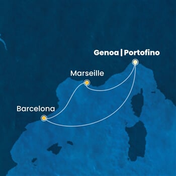 Trasa plavby CFS-GOA03A0W