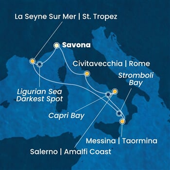 Trasa plavby CFS-SVN06A3B