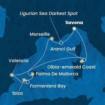 Trasa plavby CFS-SVN07A9L