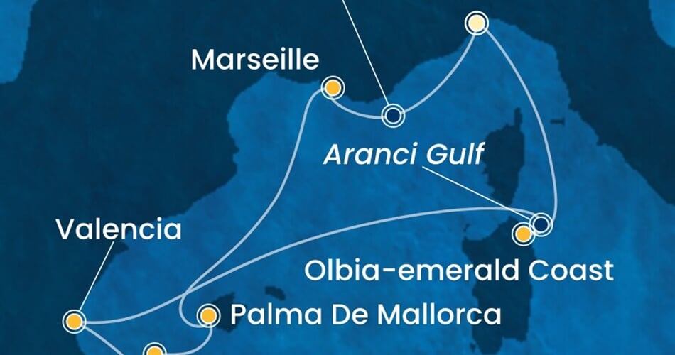 Trasa plavby CFS-SVN07A9L