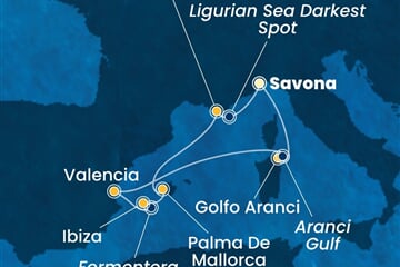 Costa Fascinosa - Itálie, Španělsko (ze Savony)