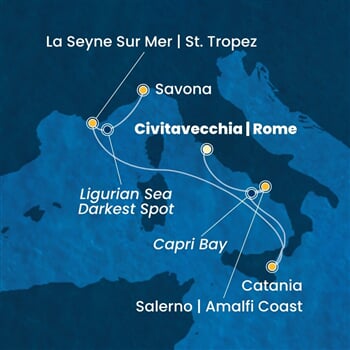Trasa plavby CFS-CIV05A13