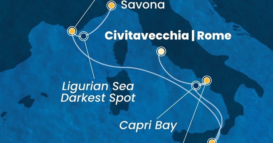 Trasa plavby CFS-CIV05A13