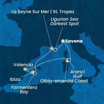 Trasa plavby CFS-SVN07A9Q