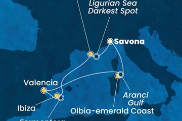 Costa Fascinosa - Itálie, Španělsko (ze Savony)