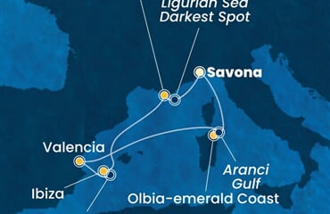 Costa Fascinosa - Itálie, Španělsko (ze Savony)