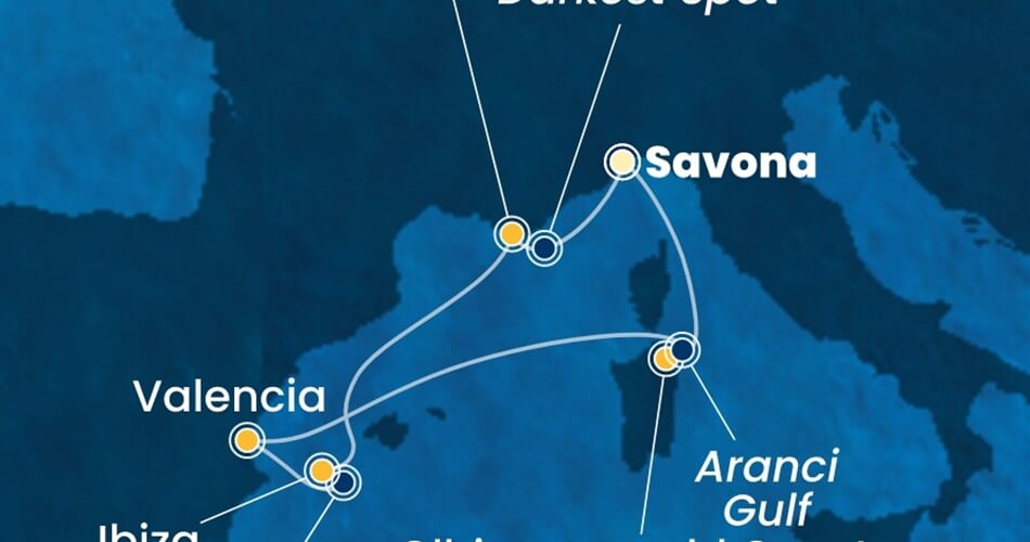 Trasa plavby CFS-SVN07A9Q